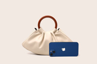 Metallisch plissierte Wolkentasche & luxuriöse geraffte Abendclutch & moderne klassische Falt-Handtasche & elegante Party- und Bankett-Handtasche