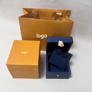 Factory Wholesale In Stock Custom Brand <b>Earring</b> <b>Box</b> Luxury With Packaging <b>Gift</b> Bag For Women, Fashion Brand jewelry <b>box</b> - Product Image 2