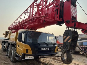 Grue mobile d'occasion Sany 100 tonnes de haute qualité, hydraulique d'origine, fonctionnement fiable pour les travaux sur chantier - Product Image 2