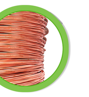 Câble Électrique Rigide PVC en Cuivre Pur, Types de Fils Électriques en Cuivre Nu Sans Oxygène H07VU, Échantillon Unipolaire Massif 1mm 1.5mm 2.5mm 4mm