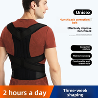 Support d'épaule réglable Logo personnalisé Ceinture correctrice de Posture Attelle dorsale de protection pour hommes et femmes Corrige réhabilite