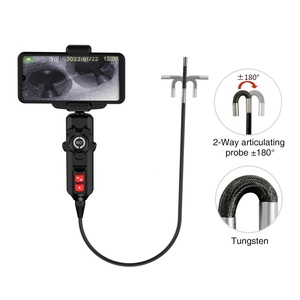 Cámara de Inspección Endoscópica con Motor Android iOS, Lente Pequeña de 3.9mm/6.0mm, LED, Boroscopio Articulado de 360° para Motor Diésel de Automóvil - Product Image 1