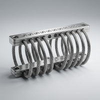 Amortisseur de vibrations pour câble métallique Hoan Steel JGX-0400D-31.5A pour applications aérospatiales et drones, avec contrôle du bruit et électronique intégrée pour caméra et cardan.