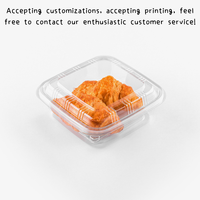 Fabricant de conteneurs d'emballage jetables transparents pour aliments transparents personnalisés boîte en plastique cadeau de pâtisserie PETCake