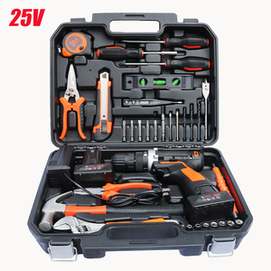 Drahtloser 12-V-Schraubendreher mit unterschied licher Geschwindigkeit Wiederauf ladbarer Li-Ionen-Akku Aufgeladene <span class=keywords><strong>Hand</strong></span> bohrer Akku-Bohrwerkzeug-Kit - Product Image 4