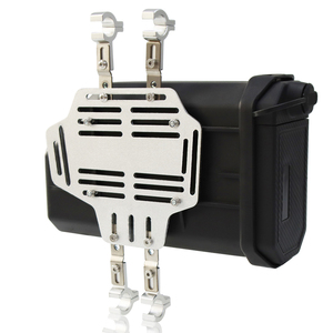 Caja de Herramientas de Aleación de Aluminio para Motocicleta, con Cerradura, Portátil, para Montar en el Portaequipajes Lateral y en las Alforjas - Product Image 1