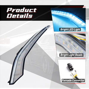 Luci Diurne a <span class=keywords><strong>LED</strong></span> Tricolore con Indicatori di Direzione Dinamici per Toyota Corolla L LE XLE 2020 2021 2022 - Product Image 2