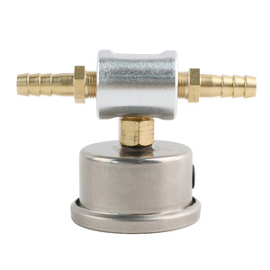 เกจวัดแรงดันน้ำมันเชื้อเพลิงอเนกประสงค์ Aosu สำหรับรถยนต์ 0-160Psi แบบอนาล็อก พร้อมอะแดปเตอร์แบบ T ขนาด 18NPT สำหรับ Honda Acura Mitsubishi - Product Image 3