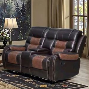 Sofás de Cuero de Lujo Modernos para Sala de Estar, Juego de Muebles para el Hogar, Sofá Reclinable Eléctrico con Puerto USB, Sofá Seccional - Product Image 3
