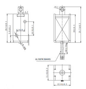 באיכות גבוהה DC 12V 24V אישית באיכות גבוהה פתוח-מסגרת סולנואיד 3d מדפסת של אלקטרומגנטית - Product Image 6