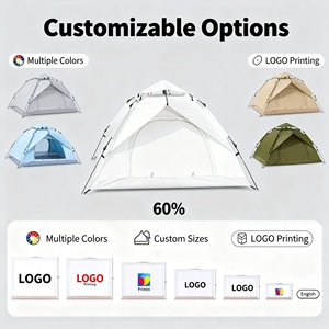 Carpa de Techo Automática de Apertura Rápida para las Cuatro Estaciones, Personalizada, de Tela Oxford con Revestimiento Plateado Impermeable, de Una Habitación para 2 Personas - Product Image 4