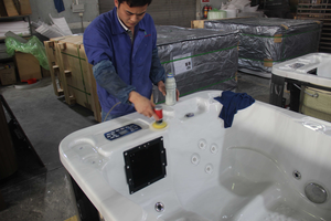 cold plunge tub with chiller and filter for spa luxury plunge tub acrylic ice bathtub for hotel home gym - Product Image 6