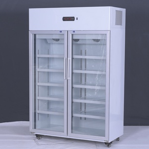 8 Đến 20 Độ Kích Thước Lớn 2 Cửa Kính Tủ Lạnh Dược Phẩm Cho Bệnh Viện Lạnh Bán Hàng - Product Image 3