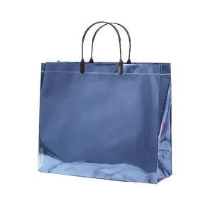 Bolsa de Mano Unisex de PVC con Diseño Láser Personalizado, Bolso Casual con Dos Asas y Cierre Abierto para Ropa, Compras, Almacenamiento, Regalos - Product Image 2
