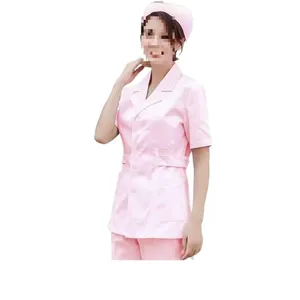 Uniforme d'infirmière le plus vendu, manches longues, été, femme, coupe ajustée, salon de beauté, vêtements de travail de maternité - Product Image 3