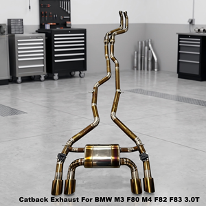 ระบบท่อไอเสียไทเทเนียม Vortex Performance สำหรับ BMW M3 F80 M4 F82 F83 3.0T วาล์วอิเล็กทรอนิกส์ Catback Tuning Muffler Parts - Product Image 1