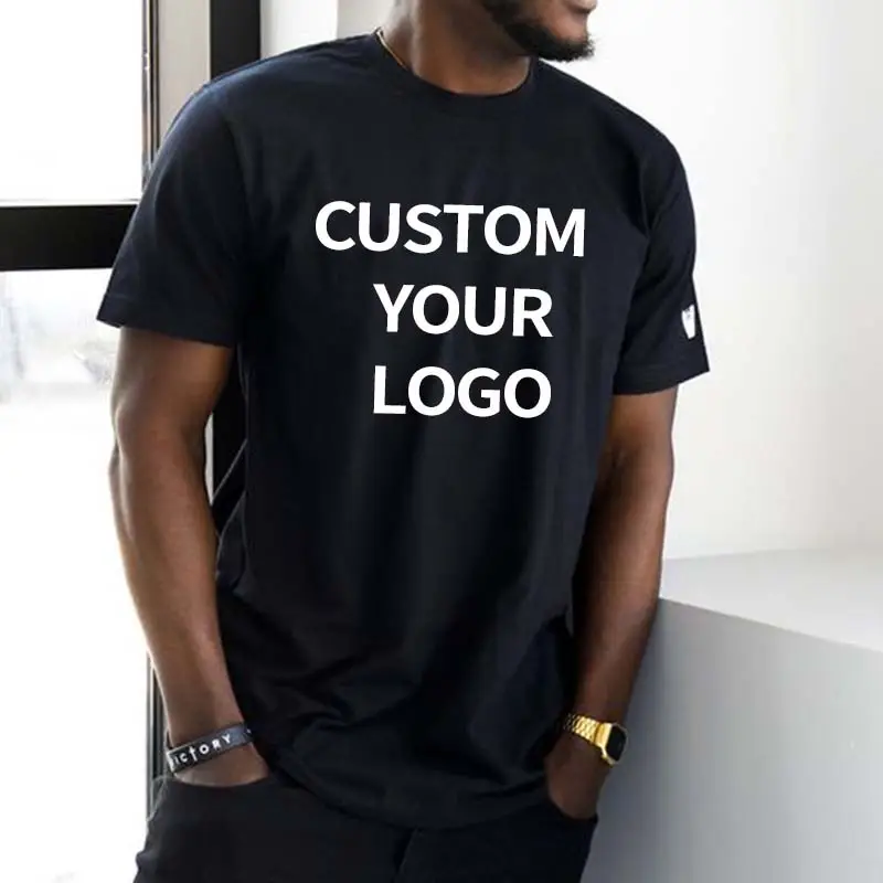 Çevre dostu organik pamuk özelleştirilmiş gömlek tasarım marka logosu T Shirt
