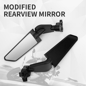 Motorcycle Modification Accessories Suitable For Kawasaki Yamaha Honda Ducati Universal Wind Deflector Rearview Mirror <strong>Spoiler</strong> - Product Image 6