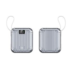 Local Stock 10000Mah Slim Compact Size Pd22.5W Bank Usb <b>C</b> <b>Charger</b> Two-Way Fast Charge Super With Dual <b>Cables</b> - Product Image 1