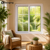 Ventana Corredera de PVC de Doble Acristalamiento Serie 60, Eficiente Energéticamente, con Rotura de Puente Térmico e Insonorización para Hogar u Oficina