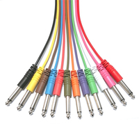 6.35mm 14 pouces droit à droit mâle TS à mâle TS Jack Mono prise guitare basse câble Microphone câble instrumental