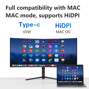 40-Inch Curved 5K Nano LED <b>Monitor</b> 75Hz Refresh Rate for Stock Trading Editing and Multi-Tasking with Wide Design - Product Image 4
