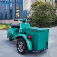 Nouvelle Chariot Moto Électrique à 4 Roues en Acier Zhenda pour Présentation Alimentaire, Remorque Mobile, Taille Personnalisée, Chariot à Hot-dogs, Stand Alimentaire