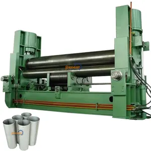 Hydraulic Three-roll Sheet Carbon Sheet Metal Cone Plate Steel Rolling Machine Price