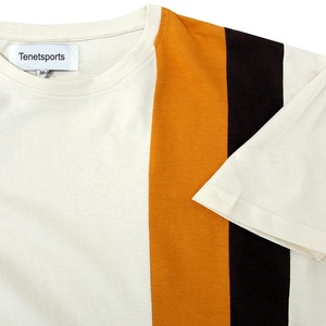 T-shirts en gros S Oem Logo uni coton taille américaine O cou hommes de haute qualité 100 impression personnalisée bleu soie - Product Image 2