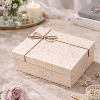 Boîte cadeau de luxe avec couvercle, emballage rigide personnalisé pour Noël, mariage, parfum et cadeaux gastronomiques