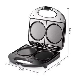 Nouvelle conception de gaufrier 750 W, facile à nettoyer, chaleur uniforme, revêtement antiadhésif et chauffage double face - Product Image 6