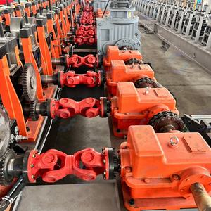 Máquina Personalizada de Alta Velocidad para Fabricar Paneles de Protección de Barandas de Seguridad, Máquina de Conformado de Rollos para Barandas de Carreteras - Product Image 3