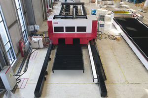 เครื่องตัดไฟเบอร์เลเซอร์แบบ 3 มิติ 4 แกน สำหรับคานเหล็ก H รุ่น Heavy Duty รองรับระบบควบคุม Cypcut และ BMP - Product Image 4