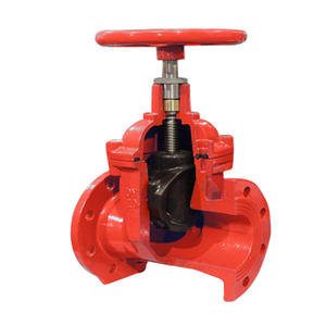 Изготовленный на заказ ручной промышленный неподнимающийся шток из ковкого чугуна, клапан для запорного клапана с фланцевым упругим, для продажи, промышленный - Product Image 4