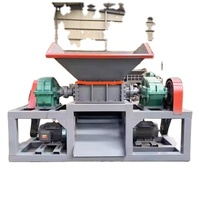 Broyeur-déchiqueteur automatique à double arbre pour plastiques PP PE PET LDPE, usage intensif, prix usine