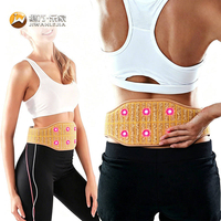 Jiwan Lejia - Cinturón Lumbar Térmico de Germanio y Turmalina con Fotones LED para Recuperación y Uso en Estudio