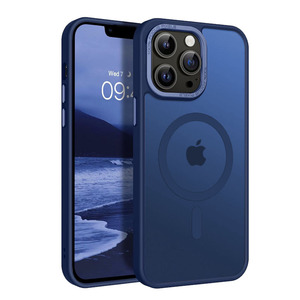 Ốp điện thoại TPU silicon mờ, có nam châm, dành cho <span class=keywords><strong>iPhone</strong></span> <span class=keywords><strong>11</strong></span> 12 13 14 15 <span class=keywords><strong>Pro</strong></span> <span class=keywords><strong>Max</strong></span> - Product Image 2