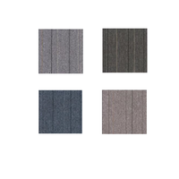 Dalles de moquette de bureau en vente chaude 2024, 50x50, hôtel, salle de conférence commerciale, maison, tapis de sol en blocs cousus