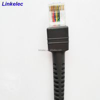 Câble de données KB/PS2 vers câble de scanner de codes à barres RJ45 pour câble de scanner de codes à barres Zebra/Symbol/Motorola