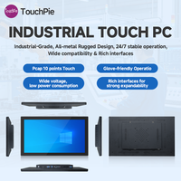 PC industrial con pantalla táctil capacitiva de 15.6 pulgadas, 18.5 pulgadas, 21.5 pulgadas, Linux RK3568 RK3566 RK3399, software CMS
