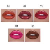 2021 Tendance personnalisée Mignon Multi Couleur Liquide Mat Hydratant Mini Capsule Brillant À Lèvres