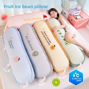 หมอนข้างยาวรูปถั่วน้ำแข็ง A Miao ช่วยบรรเทาอาการปวดหลัง รองรับขา และช่วยให้นอนตะแคงได้ บรรจุใยฝ้าย PP - Product Image 1