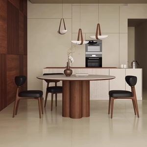 <span class=keywords><strong>โต๊ะ</strong></span><span class=keywords><strong>อาหาร</strong></span>ไม้เนื้อแข็งสไตล์ฝรั่งเศสแบบ<span class=keywords><strong>มือ</strong></span><span class=keywords><strong>สอง</strong></span> พร้อมเก้าอี้แบบหมุนได้ สำหรับห้องรับประทานอาหารในบ้าน - Product Image 2