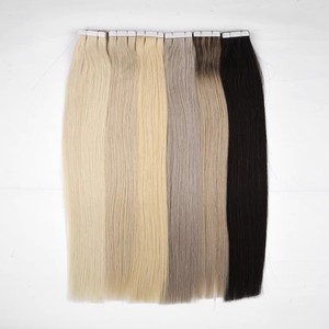 Extensiones de Cabello Remy 100% Humano Vietnamita Sedoso al por Mayor con Cinta Adhesiva, Cutícula Alineada, Doble Trama, Cabello Liso Natural - Product Image 5