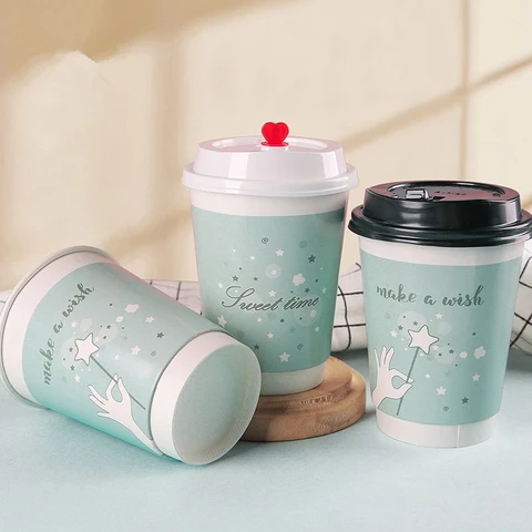Custom Recyclable Paper Coffee Cups