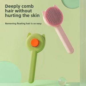 New <span class=keywords><strong>Golden</strong></span> <span class=keywords><strong>Retriever</strong></span> Teddy Pet Supplies Peigne à aiguille <span class=keywords><strong>Brosse</strong></span> de toilettage en plastique pour chien et chat avec aiguilles en acier pour les soins des animaux de compagnie - Product Image 2