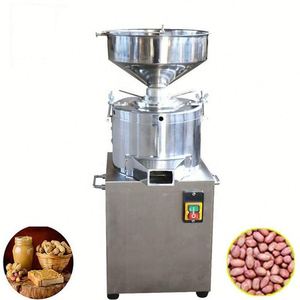 Commercial Vertical Nut Peanut Colloid Mill Grinder Pistachio Almond Cashew Sesame <b>Paste</b> <b>Grinding</b> Peanut Butter Making Machine - Product Image 1