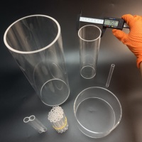 Tubo de Vidrio de Cuarzo Transparente Resistente a Altas Temperaturas con Servicios de Corte, Doblado y Soldadura, Venta de Fábrica