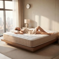Luxus-Taschenfederkernmatratze Hybrid-Memory-Schaum-Matratze, gerollt in einer Box, für das Hauptschlafzimmer, King-Size, Großhandel