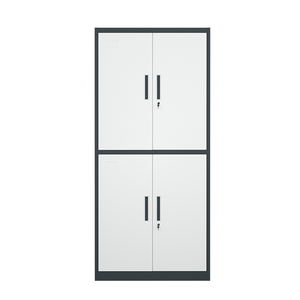Customized Modern Design Metal <b>Storage</b> Cabinet 4-Swing Door Steel <b>File</b> Cupboard for Office & School Space Saving - Product Image 5